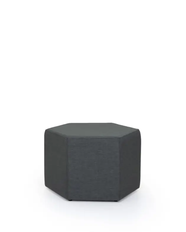 hexagonal poufs